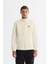 Erkek Ekru Soğuğa Dayanıklı Dik Yaka Fermuarlı Polar Sweatshirt A42y1311 1