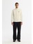 Erkek Ekru Soğuğa Dayanıklı Dik Yaka Fermuarlı Polar Sweatshirt A42y1311 5