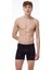 Erkek Lacivert Siyah Desenli 6 lı Premium Collection Modal Uzun Boxer 6M250 3