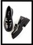 Siyah Rugan Kadın Loafer Ayakkabı K01823260008 1