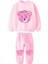 Teddy Bear Peluş Nakış Kız Çocuk takım - Pembe 2