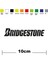 Bridgestone Sponsor Marka Tek Renk Sticker Etiket 1