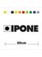 Ipone Sponsor Marka Tek Renk Sticker Etiket 1