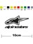 Alpinestars Sponsor Marka Tek Renk Sticker Etiket 1