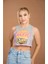 Gri Baskılı Spor Kolsuz Crop 2