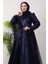 Tansu Tesettür Abiye Lacivert 5