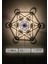 "metatron" 2m Anahtarlı Dekoratif Desenli Gölge Aplik 1