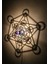 "metatron" 2m Anahtarlı Dekoratif Desenli Gölge Aplik 3