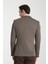 Ribas Erkek Vizon Likralı Pamuk Karışımlı Ekose Desenli Slim Fit Spor Blazer Ceket 4