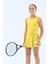 ED7747-22 Serena Dry-Touch Kız Çocuk Tenis Eteği Sarı ( Tenis , Dans ) 2