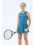 ED7747-14 Serena Dry-Touch Kız Çocuk Tenis Etek Petrol Yeşili ( Tenis , Dans ) 2