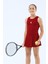 ED7747-24 Serena Dry-Touch Kız Çocuk Tenis Eteği Kırmızı ( Tenis , Dans ) 2