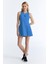 ED202301-13 Sonia Dry-Touch Kadın Tenis Elbisesi Mavi (Tenis , Golf , Pickleball , Dans ) 1