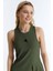 ED202301-12 Sonia Dry-Touch Kadın Tenis Elbisesi Haki ( Tenis , Golf , Pickleball , Dans ) 3