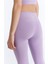 ED7783-02 Hola Long Legging Yüksek Belli Tam Boy Kadın Taytı Lila 4