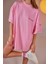 Eye Tshirt Biker Takım Pembe 3