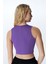 Ed 2343-05 Barty Dry-Touch Crop Kolsuz Kadın Üstü Mor 5