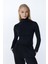 Ed 2328-01 Kim Turtleneck Soft Touch Body Siyah 1