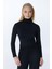 Ed 2328-01 Kim Turtleneck Soft Touch Body Siyah 2