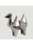 Metal Silver Camel 13*30*25 cm 1