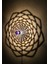 "solar Mandala" 2m Anahtarlı Dekoratif Desenli Gölge Aplik 3