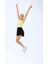 Ed 2349-06 Tamara Dry-Touch Piliseli Kız Çocuk Şort Siyah (Tenis, Koşu, Pilates, Yoga, Pickleball) 2