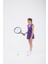 Ed 2365-06 Adriana Spor Elbise Çocuk - Mor (Tenis, Golf, Pickleball, Dans) 2