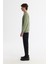Erkek Yeşil Bisiklet Yaka Içi 3 Iplik Şardonlu Sweatshirt B001033 3