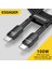 0.50CM Pd 100W Qc4.0 Süper Hızlı Type-C To Type-C Şarj Data Kablosu Batarya Korumalı 2