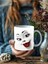 Ifade Surat Temalı 3 Boyutlu Tasarım Seramik Kupa Mug 4