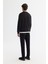 Erkek Siyah Bisiklet Yaka Içi 3 Iplik Şardonlu Sweatshirt B001033 4