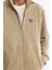 Erkek Vizon Soğuğa Dayanıklı Dik Yaka Fermuarlı Polar Sweatshirt A42y1311 2
