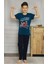 Kısa Kol Tişört , Uzun Pantolon Erkek Çocuk Pijama M00672 1