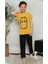 Kısa Kol Tişört , Uzun Pantolon Erkek Çocuk Pijama M00672 1