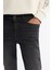 Erkek Siyah Eskitme Yıkama Jean Pantolon A42y3524 4