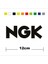 Ngk Sponsor Marka Tek Renk Sticker Etiket 1