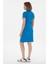 Kadın Saks Elbise (Örme) 50280069-VR045 4