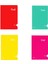 Color Defter Plastik Kapak Dikişli Cool A4 100 Yaprak Kareli 2