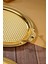 Metal 2'li Oval Tepsi Gold CKR3538 2