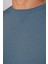 Erkek Slim Fit Dar Kesim Bisiklet Yaka Indigo Triko Kazak 3