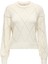 Kadın Yuvarlak Yaka Oversize Örme Kazak - 15339575 4