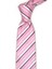 Disara Style Pembe Çizgi Desen Italyan Ipek Kravat İK1852 1