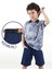 Erkek Çocuk 3'li Takım Polo Yaka T-Shirt Şort Kemer Takım 1