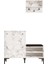 DECORMET Bred Ayakkabılık Carrara Marbel 2