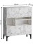 Krista Konsol Carrara Marble 3