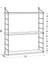 DECORMET Armoni Raf Seti 3 Raflı 200X720Met.Beyaz+Ahş.P.Beyaz 015 0010 085 020 76 5