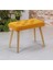 Gürgen Retro Ahşap Ayaklı Handmade Pofidik Puf Bench Koltuk 1