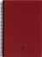 Color Sert Kapak Defter Spiralli 17X24 cm 60 Yaprak Bordo 410116-99 1