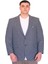Mode Xl Büyük Beden Erkek Klasik Blazer Ceket Brıtanya 23028 Grı 5