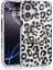 iPhone 16 Kılıf Magsafe Şarj Özellikli Desenli Leopar Jago Kapak 1